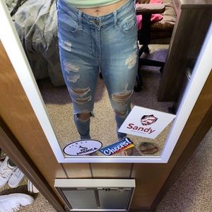 Hollister ripped jeans